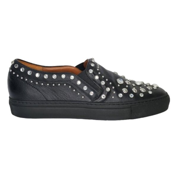 Givenchy Leather Studded Slip On Sneakers - Picture 1 of 8